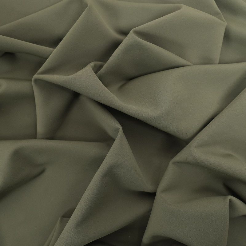 Lycra Uni Anti UV Kaki - Maison Klem